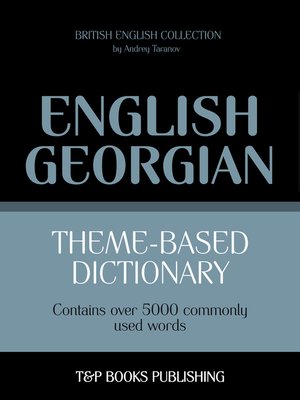 cover image of Theme-Based Dictionary